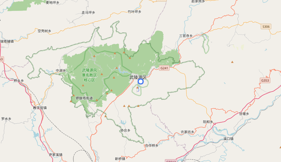 Bailong Elevator (Park Transport Highlight) map 2