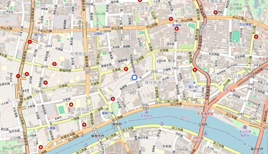 Beijing Road Pedestrian Street map 1