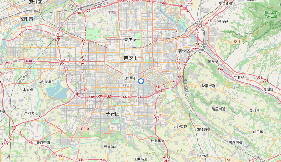 Big Wild Goose Pagoda Area map 2