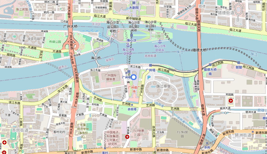 Canton Tower map 1