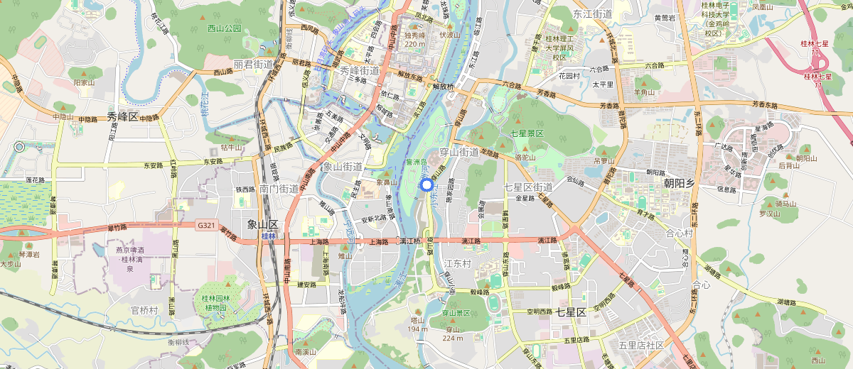 Elephant Trunk Hill map