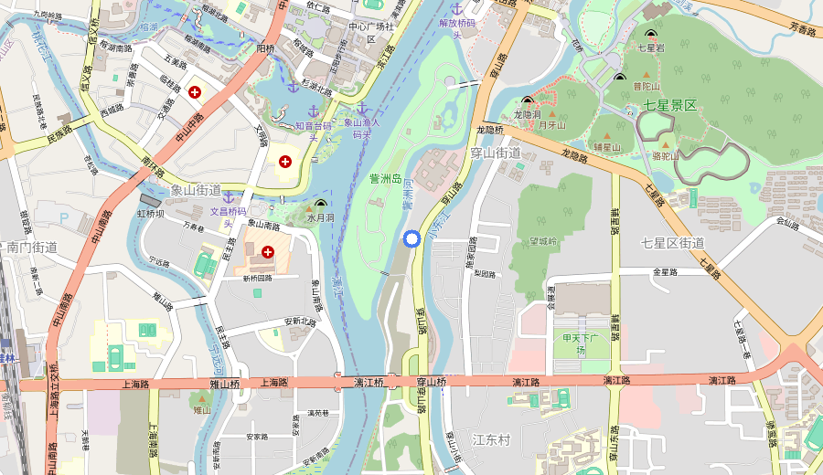 Elephant Trunk Hill map 1