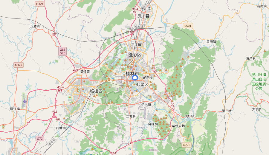 Elephant Trunk Hill map 2