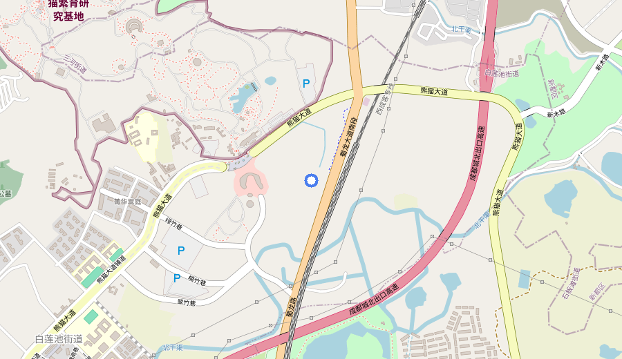 Chengdu Giant Panda Base map 1