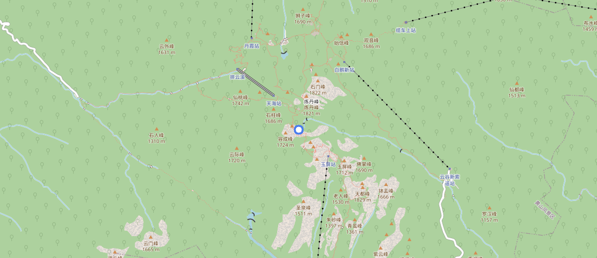 Huangshan (Yellow Mountain) map