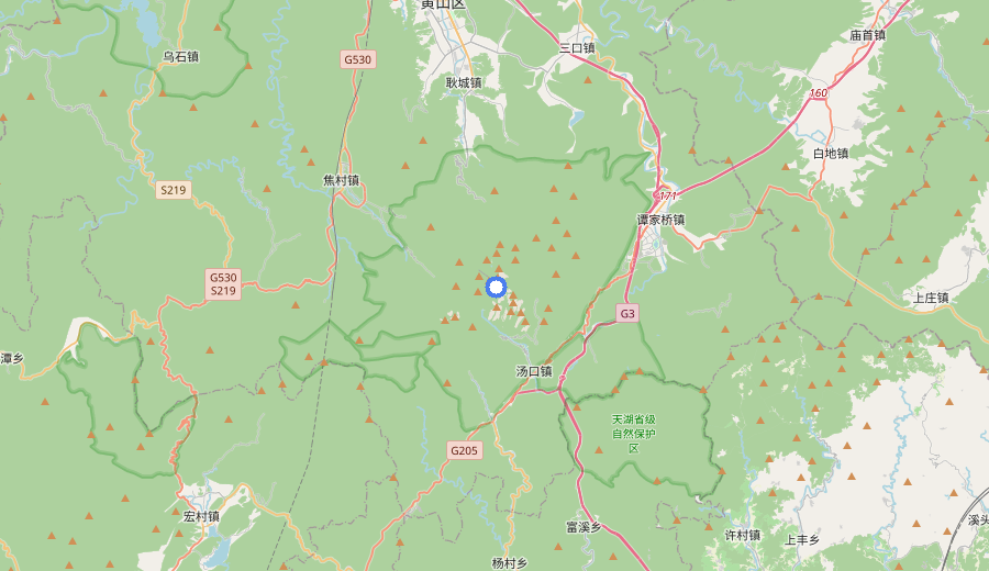 Huangshan (Yellow Mountain) map 2