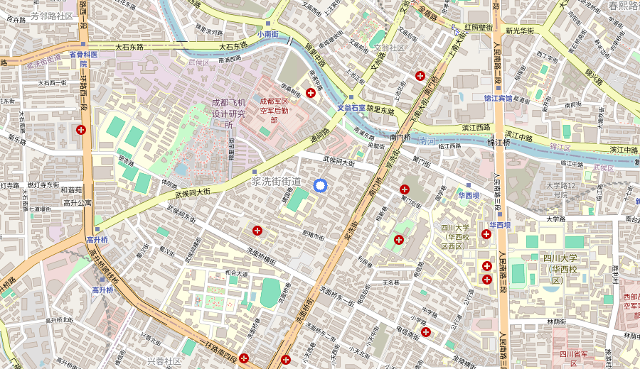 Jinli Ancient Street map 1