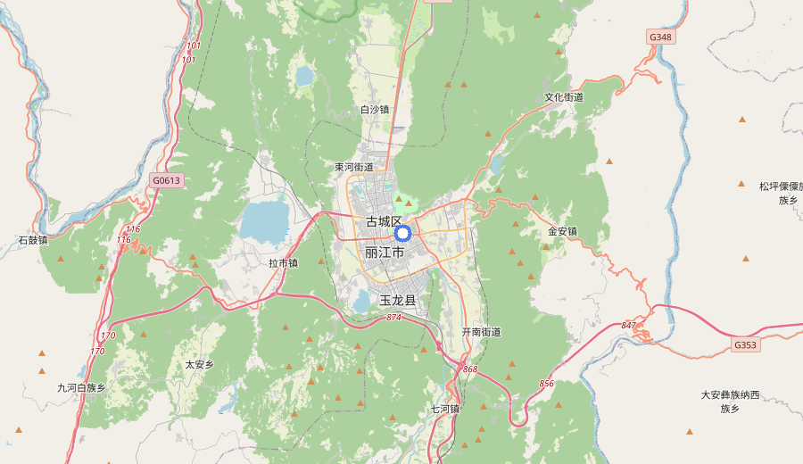 Lijiang Old Town map 2