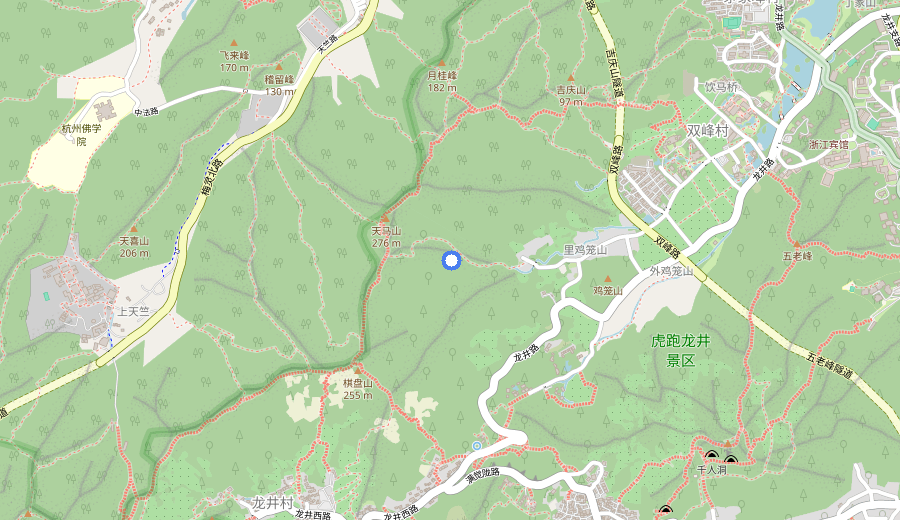 Longjing Tea Village map 1