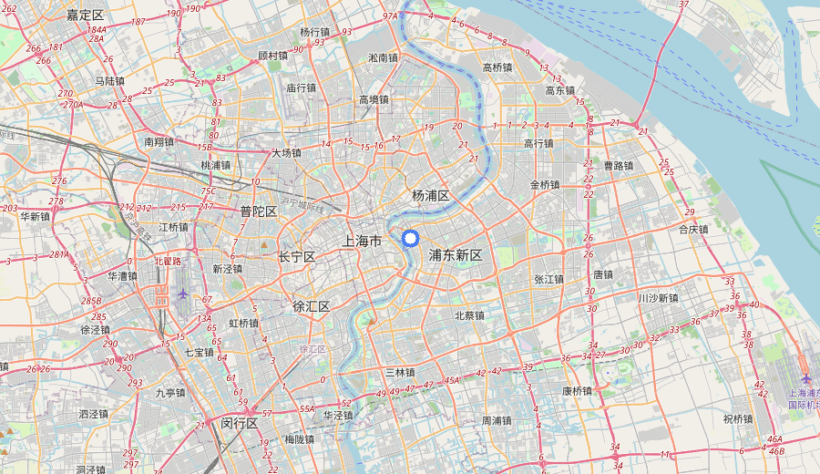 Shanghai Tower (Lujiazui skyline area) map 2