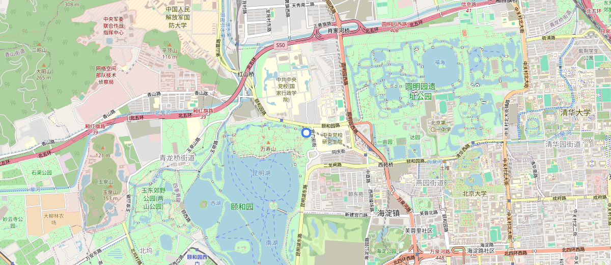 The Summer Palace map