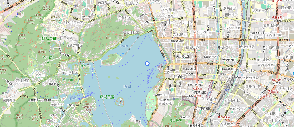 West Lake map