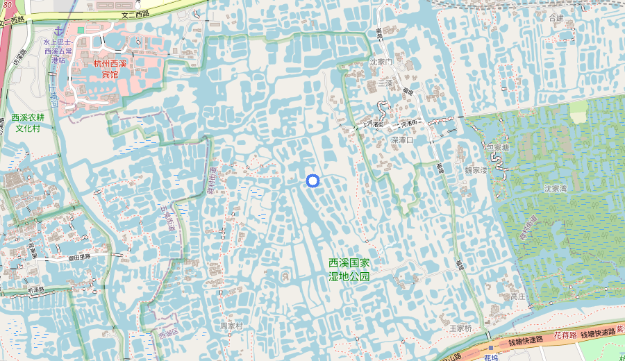 Xixi National Wetland Park map 1