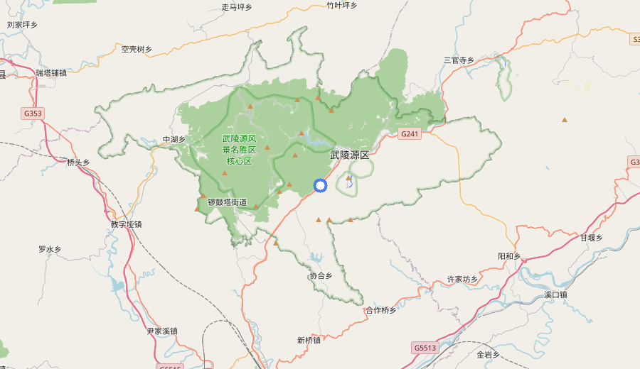 Zhangjiajie Grand Canyon Glass Bridge map 2